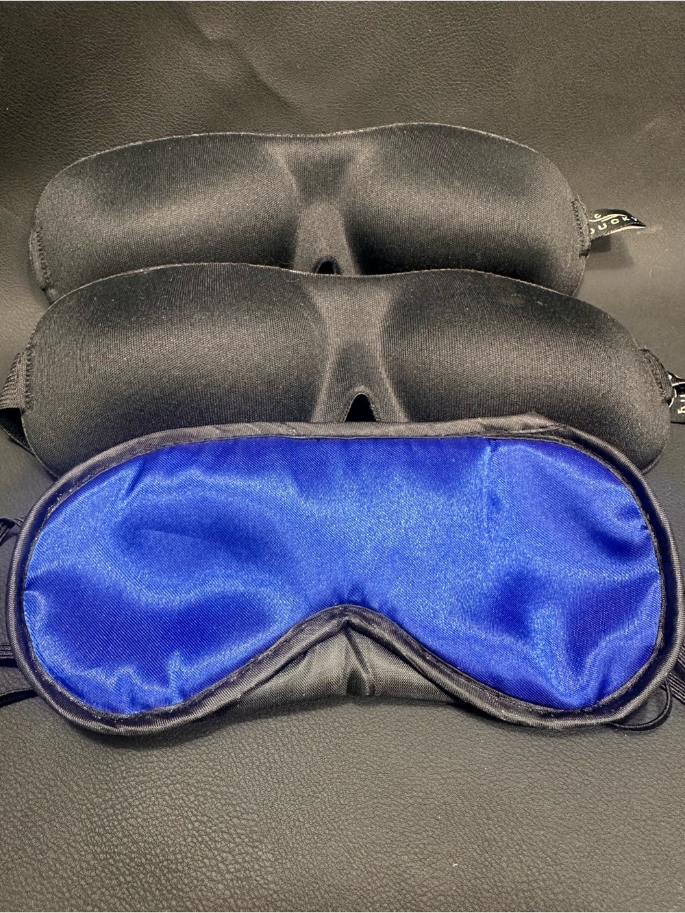 Black and Blue 3D Contour VR Sleep Mask - Comfortable Eye Cover